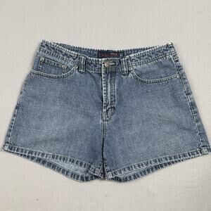 BKE Denim Courtney Shorts Womens 29 Blue Mid Rise Cotton Classic Jean Short Boho